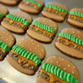 Hamburger Dog Cookie