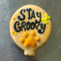 Stay Groovy Balloon Dog Cookie
