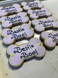 Bestie Boo Halloween Dog Cookie