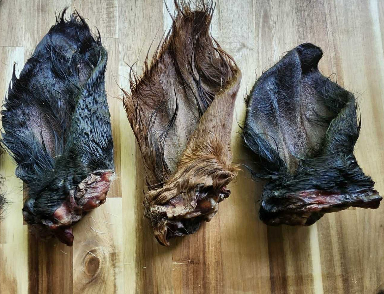 Dehydrated Hairy Cow Ear Dog Chew
