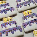 BOO! Halloween Cake Dog Cookie