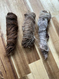 Dehydrated Hairy Cow Hide Dog Chew