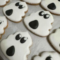 Poop Emoji Ghost Halloween Dog Cookie