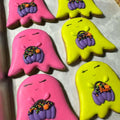 Friendly Ghost Halloween Dog Cookie