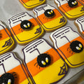 Candy Corn Jar Halloween Dog Cookie