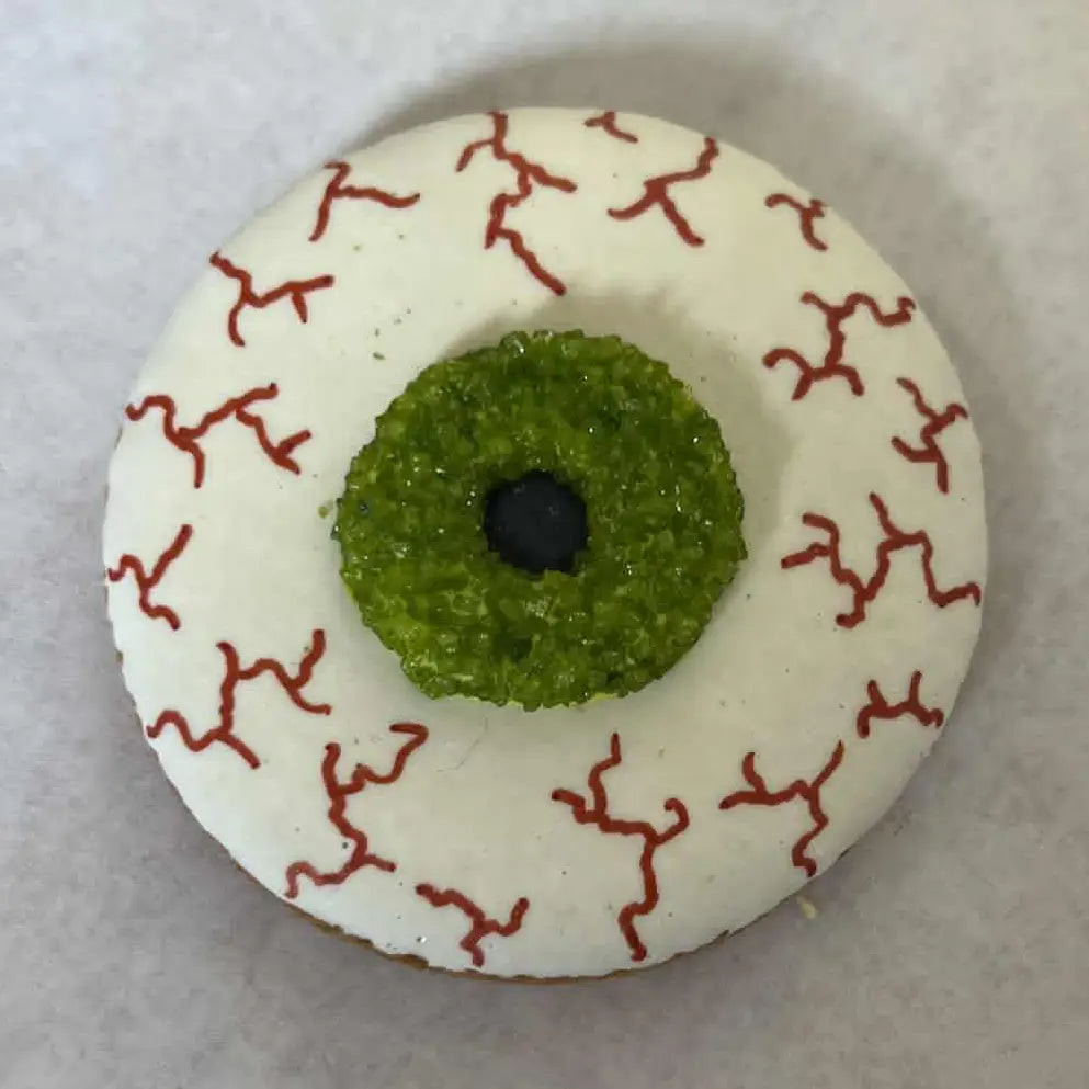 Monster Eyeball Halloween Dog Cookie